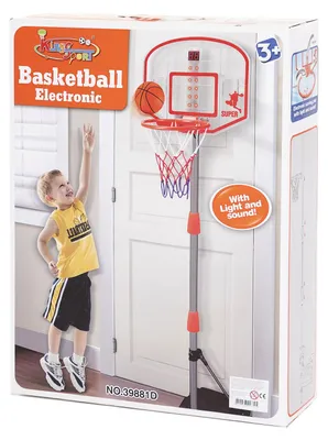 Produktbild von Basketballständer für Kinder mit Punktezähler und Licht- & Soundeffekten