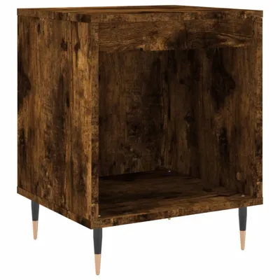 Produktbild von "SALE 2026"Nachtschrank - Nachttisch - Beistelltisch für Schlafzimmer - Räuchereiche 40x35x50 cm Holzwerkstoff - Nachttische & -schränke DE9473935