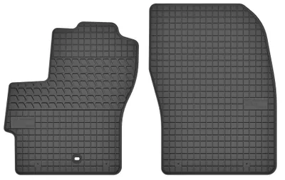 Imagen del producto de Alfombrillas de goma delanteras para Mazda 3 I 2003-2009 (hatchback) – juego de 2 piezas, negras, a medida