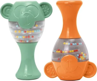 Image de Chicco - Hochet Singe - Lot de 2
