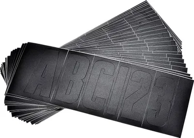 Produktbild von Attwood Registrierungsschreiben-set 148 Stücke Schwarz  Schwarz One Size