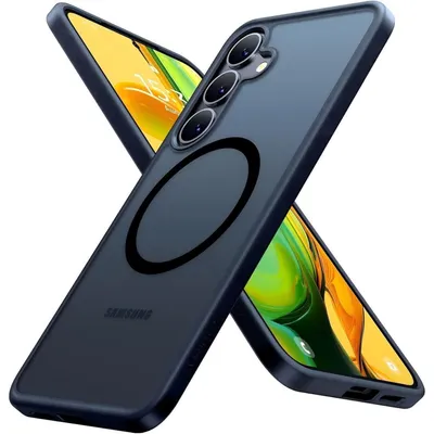 Obrázek produktu pro Ochranný kryt pro Samsung Galaxy S25 s technologií MagSafe, nárazuvzdorný, odolný proti poškrábání, matná černá barva