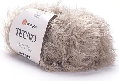 Produktbild von YarnArt Tecno 41 – Robustes Strick- und Häkelgarn in Beige