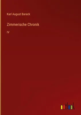 Produktbild von Zimmerische Chronik