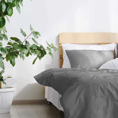 Produktbild von etérea Mako-Satin Bettwäsche-Set Baumwolle 140x200 cm 70x90 cm