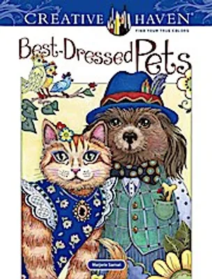 Produktbild von Creative Haven Best-Dressed Pets Coloring Book