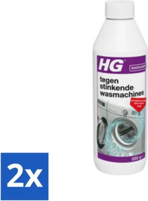Produktbild von HG gegen stinkende Waschmaschinen 550 g - Vorteilspack - 2 Stücke