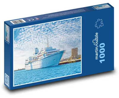 Zdjęcie produktu dla Puzzle 1000 statek w porcie - martinpuzzle
