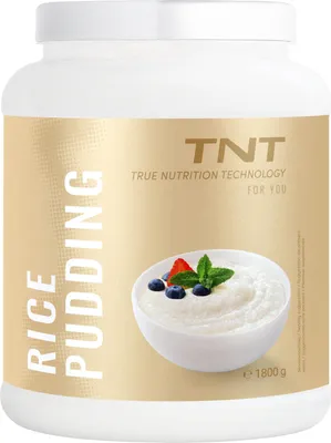 Produktbild von TNT Rice Pudding (extrudiertes Reismehl) - 1800g - Komplexe Kohlenhydrate, zuckerfrei und sehr geringer Fettgehalt. Post-Workout, Frühstück, Snack