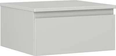 Zdjęcie produktu dla Mexen Orio szafka łazienkowa podumywalkowa 50 cm z blatem, 1 szuflada,  szara mat - 91A10-05023-1-BFC62