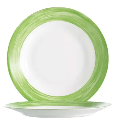 Produktbild von Brush Green Teller flach 25,2cm - 6 Stück