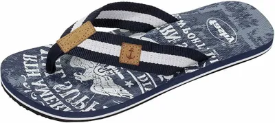 Produktbild von Fashy 7533 54 Herren Zehen-Bade Pantolette Blau, Blau, Gr. 42