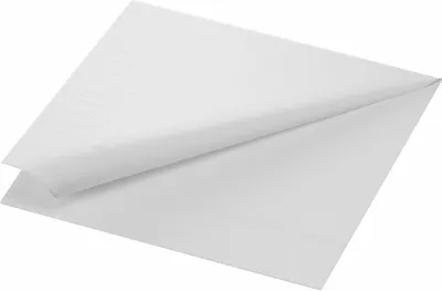 Produktbild von 1000 Duni Tissue-Servietten 40 x 40 cm Weiß 3-lagig