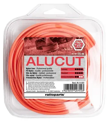 Produktbild von Mähfaden ALUCUT 2,7mm 15m Trimmerfaden 6-Kant Nylonfaden – Größe 2,7 mm - 15 m