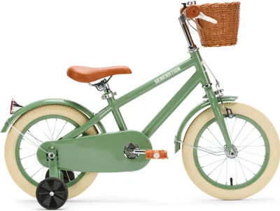 Image de Génération Retro 14 pouces vert - Vélo enfant avec panier