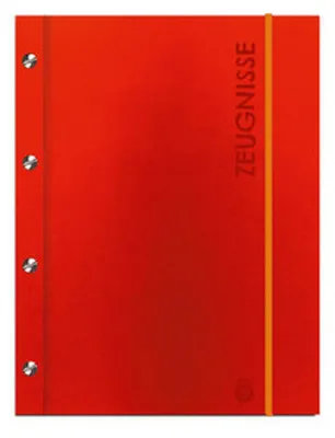 Produktbild von Trötsch Zeugnismappe A4 mit Buchschrauben rot