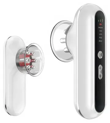 Produktbild von 3-in-1 Schröpfmassagegerät, Modellierung und Straffung, Rotlicht & Blaulicht, Vakuum-Massage, kabellos, für Bauch, Arme, Beine & Po