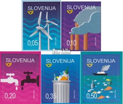 Produktbild von Briefmarken Slowenien 2018 Mi 1327-1331 (kompl.Ausg.) postfrisch Umweltschutz