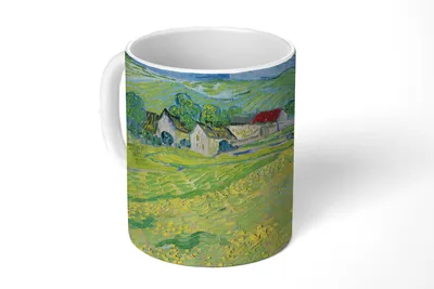Obrázok produktu pre MuchoWow® Pohár Šálka na kávu Hrnček na kávu 350 ml Les Vessenots in Auvers - Vincent van Gogh Šálka na čaj - Foto hrnček