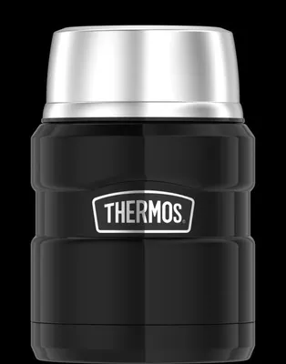 Obrázok produktu pre THERMOS 4001.233.047 THERMOS Nádoba na jedlo STAINLESS KING, 0,47 litra, čierna