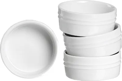 Image de Ritzenhoff & Breker Set de coupes BIANCO 245 ml 4 pièces en porcelaine blanche