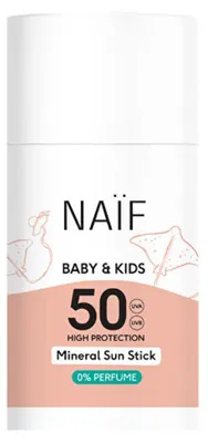 Zdjęcie produktu dla NAÏF 8721008611204, Sztyft z filtrem przeciwsłonecznym, Twarz i ciało, Pałeczka, Ochrona, Skóra wrażliwa, 36 g