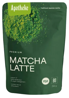 MATCHA LATTE BIO 250 g - APOTHEKE