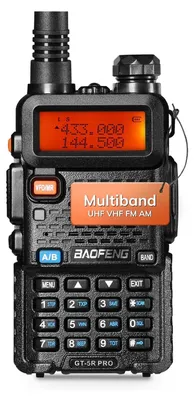 Zdjęcie produktu dla Odbiornik Baofeng GT-5R Pro Ham Radio | 5W | Dual Band | UHF/VHF/FM/Airband/NOAA