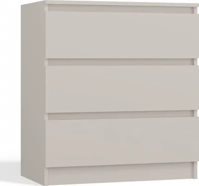 Image de Selsey Malwa - Commode à trois tiroirs, greige, 70 cm