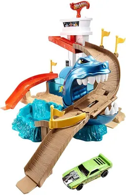 Produktbild von Hot Wheels Color Shifters Hai-Attacke Spielset