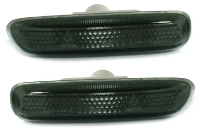 Für BMW 3er E46 Limo Touring Coupe Cabrio Compact 2x Seitenblinker Set Schwarz in der Farbe Schwarz von AD TUNING GmbH & Co. KG
