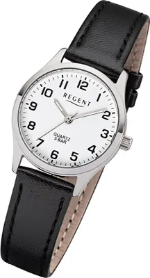 Produktbild von Regent Armbanduhr schwarz F-1309 Damen Analog-Quarzuhr UR2113418