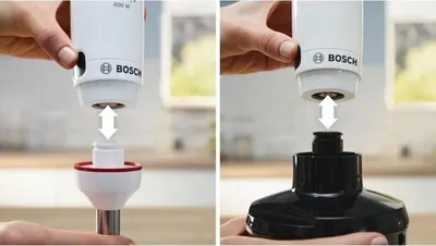 Zdjęcie produktu dla Bosch Serie 4 MSM4W410, Blender immersyjny, 1,4 m, 800 W, Antracyt, Biały