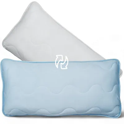 Produktbild von Herlag 2-in-1 Kopfkissen mit Sommer- & Winterseite 40×80cm temperaturregulierend & wärmend Waschbar Menge anpassbar
