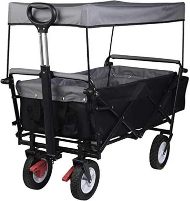 Produktbild von Kinderwagen mit Schiebestange Anthrazit