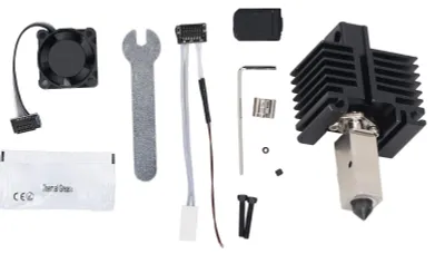 Hotend-Kit 0,2 mm gehärtete Stahldüse mit 2510 Lüfter
