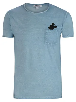 Produktbild von Mickey Mouse Herren T-Shirt mit Brusttasche, Größe Herren:S