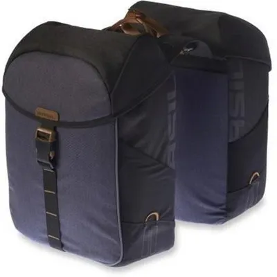 Produktbild von Basil Miles, Hinten, Fahrradtasche, Polyester, Grau, 34 l, 10 kg