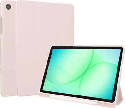 Productafbeelding van Accezz Smart Silicone Bookcase voor de Samsung Galaxy Tab A11 Plus / A9 Plus - Roze