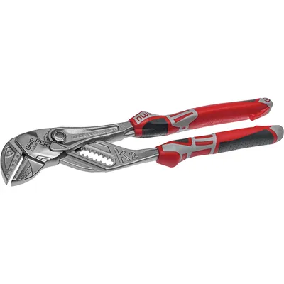 Immagine prodotto di Chiave a pinza universale NWS per la presa di dadi e raccordi placcati, Gripper 1664-49-250-SB, sostituisce un set di chiavi metriche e imperiali