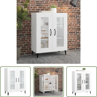 Produktbild von The Living Store Sideboard Weiß 69,5x34x90 cm Holzwerkstoff