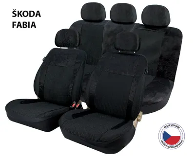 Obrázek produktu pro Autopotahy Perfetto AL Škoda Fabia černá