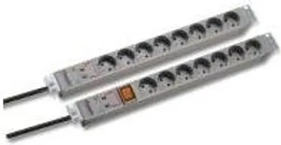 Obrázek produktu pro EFB Elektronik 19" 1HE Steckdosenleiste 8 x Schutzkontakt mit Überspannungsschutz, grau
