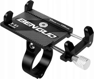 Produktbild von Robuste Handyhalterung BENGUD X81 für Xiaomi M365 / M365 PRO / PRO 2 / 1S / Essential Roller - Farbe Schwarz