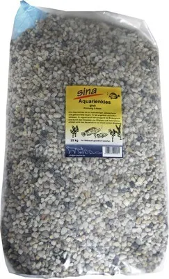Produktbild von Aquarienkies Sina grob, 5-8 mm 25 kg beige