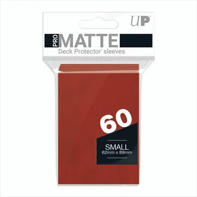 Image de Ultra Pro - Red Pro-Matte Sleeves small (60)