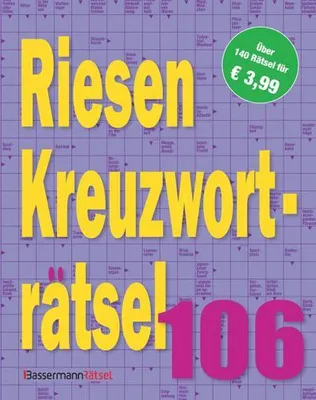 Immagine prodotto di Krüger, E: Riesen-Kreuzworträtsel 106