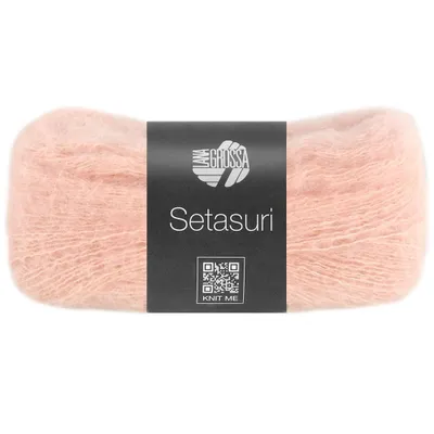 Produktbild von Lana Grossa SETASURI 25 g feines Lace-Garn aus Alpaka und Seide 212 m, Farbe:056 - Hellrosa