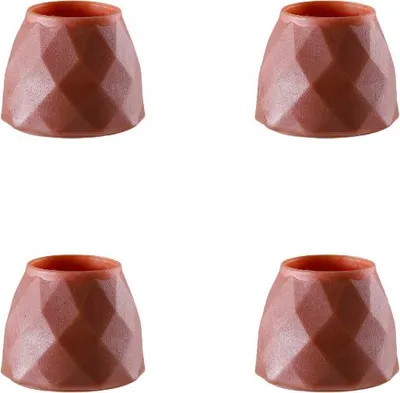 Produktbild von INF Möbelfüße aus Silikon, 4er-Pack Kaffee