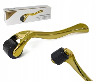 Obrázek produktu pro Derma Roller 540 Jehly 3,0 mm Dermaroller Titan Zlatý